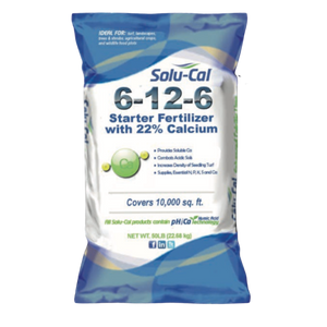 6-12-6 Solu-Cal and Aqua-Ca Starter Lawn Fertilizer
