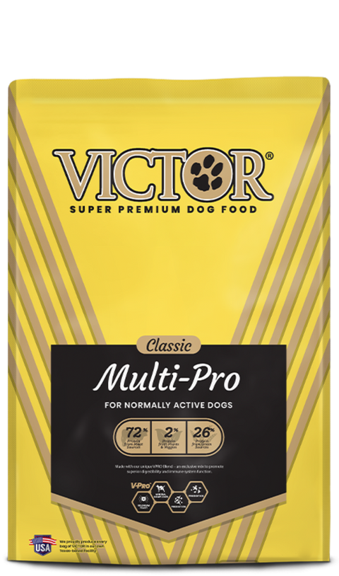 Bag of Victor Multi-Pro Dog Food 50lbs.