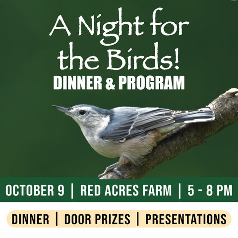 A Night for the Birds!  The Mill's Dinner and Program on the Eastern Shore