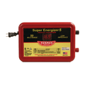 Parmak Super Energizer 5 fence charger from Bradley Caldwell Inc, with metal and plastic components for electric fence installation.