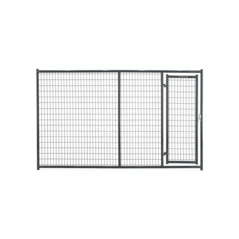 Tarter heavy-duty welded wire dog kennel, 10x10x6 feet, durable outdoor enclosure for pets with secure welded wire panels.