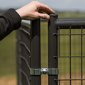 Tarter heavy-duty welded wire dog kennel, 10 by 10 feet with 6-foot height, durable pet enclosure for outdoor use.