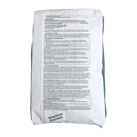 Heritage Snapshot® 2.5 TG pre-emergent herbicide bag with 50 lb label for weed control in lawns and garden areas.