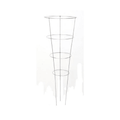 Metal plant trellis on a white background