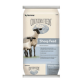 Nutrena 16% Pelleted Sheep and Goat Feed with Bovatec medication in 50 lb bag, Cargill brand, showing textured feed pellets.