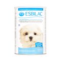 Bradley Caldwell Inc Esbilac Powder Puppy Milk Replacer in 12 oz container, showing the product packaging with label and scoop.