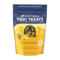 Package of SmartEquine Equi Treats Banana Bread flavor for horses on a white background