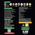 supplement facts and recommended use for Optiwizw livestock supplement on a black background