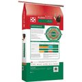 Purina Flock Raiser poultry feed pellets in a 50 lb bag, designed for healthy flock growth and nutrition.