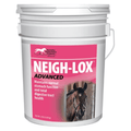Image of a bucket of Neigh-Lox advanced equine digestive supplement on a white background.