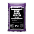 Jolly Gardener Bark Mulch 2 cu. ft. bag, showing brown bark chips for garden mulch, stacked on a pallet.
