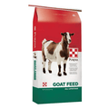 Coarse goat and sheep feed in a 50 lb bag from The Mill's Purina Goat Chow 16% Coarse Feed, suitable for goats and sheep.
