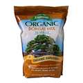 Organic Bonsai premium potting soil mix in a 4 Qt bag, ideal for bonsai trees and container gardening.