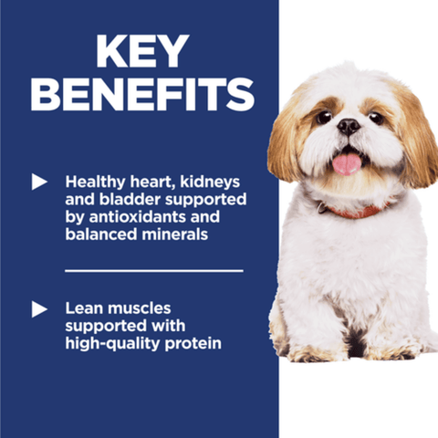 Hill’s Science Diet® Senior 7+ Small Bites Chicken Meal, Barley & Brown Rice Recipe Dry Dog Food – 33 lb