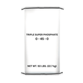 Kirby Agri Triple Super Phosphate fertilizer 0-45-0 in a 50 lb bag, showing the bag with product label and branding.