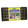BFG SUPPLY CO Jiffy Tomato Starter Greenhouse with vegetable seeds for growing tomatoes indoors or in a greenhouse.
