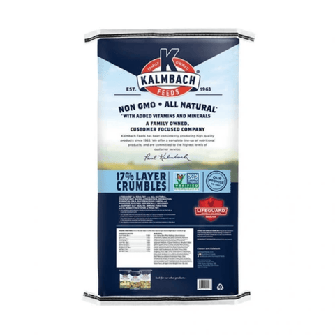Kalmbach Feeds Layer Crumbles packaging on a white background