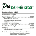 AgroLiquid Pro-Germinator liquid starter fertilizer in a bulk container, designed for early plant growth and soil nutrition.