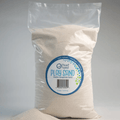 Bag of Pearl Sand® Play Sand in a 33 lb. bag, suitable for lawn and garden use, by Three Arrow Enterprise.