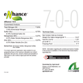 Agri Pro AgroLiquid eNhance 7-0-0 sulfur fertilizer in bulk, showing white granular fertilizer product on a plain background.