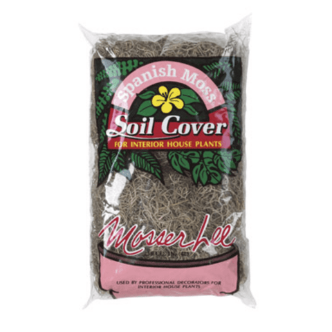 Spanish moss soil cover from BFG Supply Co, 250 cu. in., used as decorative mulch or ground cover in lawn and garden settings.