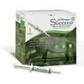 Box of SUCCEED® DCP Oral Paste syringes on a white background