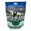 funky unicorn gastric support antacid chews for horses in it's pouch packaaging on a white background