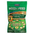 BFG SUPPLY CO Weed & Feed Lawn Fertilizer with Crabgrass Control, 24-0-8, showing granular fertilizer spread on a lush lawn.