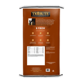 Bowman's K Finish® Extruded High-Fat Horse Feed supplement in a bag showing the product packaging and branding.