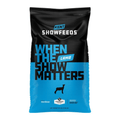 Blue Seal Show Lamb Gale Force 18DQ medicated goat and sheep feed bag, 50 lb. bag with product label and branding visible.
