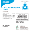 Heritage Professional Quali-Pro Chlorothalonil 720 SFT fungicide in a 2.5-gallon container for lawn and turf disease control.