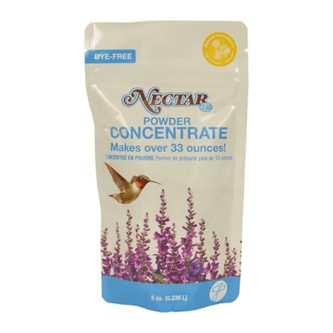 Wild bird hummingbird nectar powder concentrate from Nature’s Way Nectar Series, 8 oz package by Bradley Caldwell Inc.