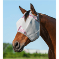 Cashel Crusader Fly Mask for small Arabian or horse, splash color, with mesh eye area and adjustable straps.
