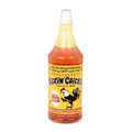 Bottle of 'Kickin' Chicken' feed supplement on a white background