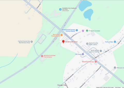 map location , The Mill of Whiteford