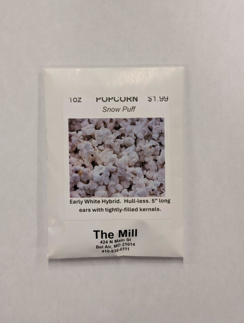 Packet of Snow Puff Popcorn Seeds