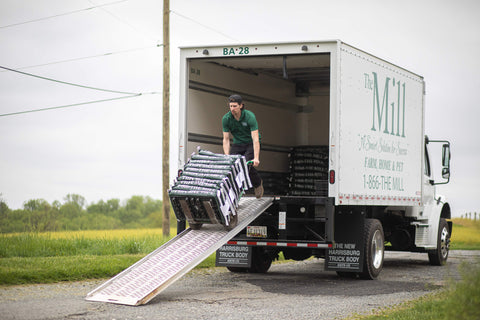 Delivering Horse Feed