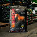 Nutrena ProForce Senior horse feed bag showing front label with product name and nutritional information for senior horses.