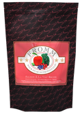Fromm Four-Star Salmon À La Veg dry dog food in a 4lb bag, featuring high-quality salmon and vegetable ingredients for dogs.