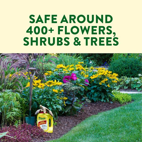 safe herbicide for gardens Preen 31.3 Lbs. Garden Weed Preventer