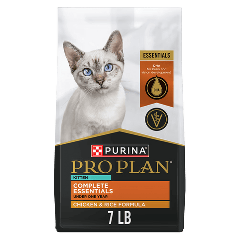 Purina Pro Plan Chicken & Rice Formula Kitten Dry Cat Food