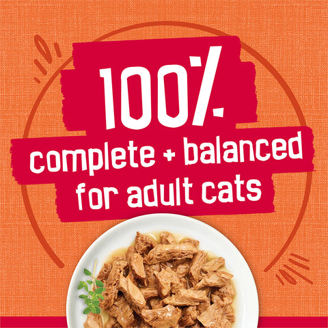 Friskies Prime Filets Chicken & Tuna Dinner in Gravy Canned Cat Food