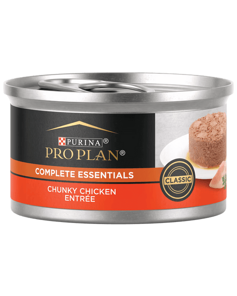 Pro Plan Complete Essentials Chunky Chicken Entrée Classic Wet Cat Food
