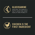 Bag of Purina Pro Plan Adult Large Breed Chicken & Rice Formula dry dog food, showing the packaging and product details.