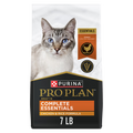 Image of Purina Pro Plan adult dog food bag featuring chicken and rice formula, ideal for complete canine nutrition.