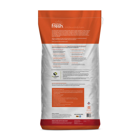 Kent Feeds Home Fresh 18 Sheep Starter Grower sheep feed bag, 50 lb medicated feed for young sheep and goats.