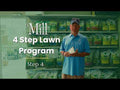 A link to step 4 of the 4 step lawn program on YouTube.com
