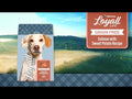 An informational video on Nutrena Loyall Life Grain Free Salmon & Sweet Potato Recipe. This link leads to youtube.com.