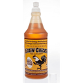 Healthy Coat Kickin' Chicken Poultry Feed Supplement in orange and white packaging, designed for poultry nutrition.
