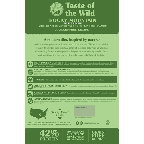 Taste of The Wild Rocky Mountain Dry Cat Food
